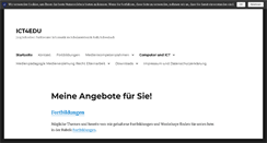 Desktop Screenshot of ict4edu.de