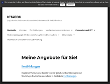 Tablet Screenshot of ict4edu.de